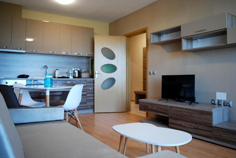 Arizona Del Mar Apartment Pomorie Bagian luar foto